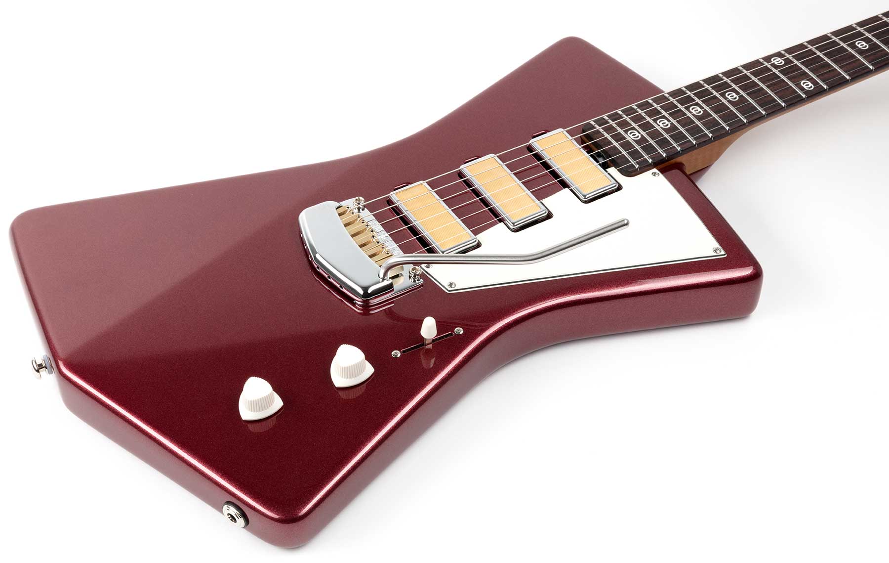 Music Man St Vincent Goldie 3h Trem Rw +housse - Velveteen - Guitarra electrica retro rock - Variation 2