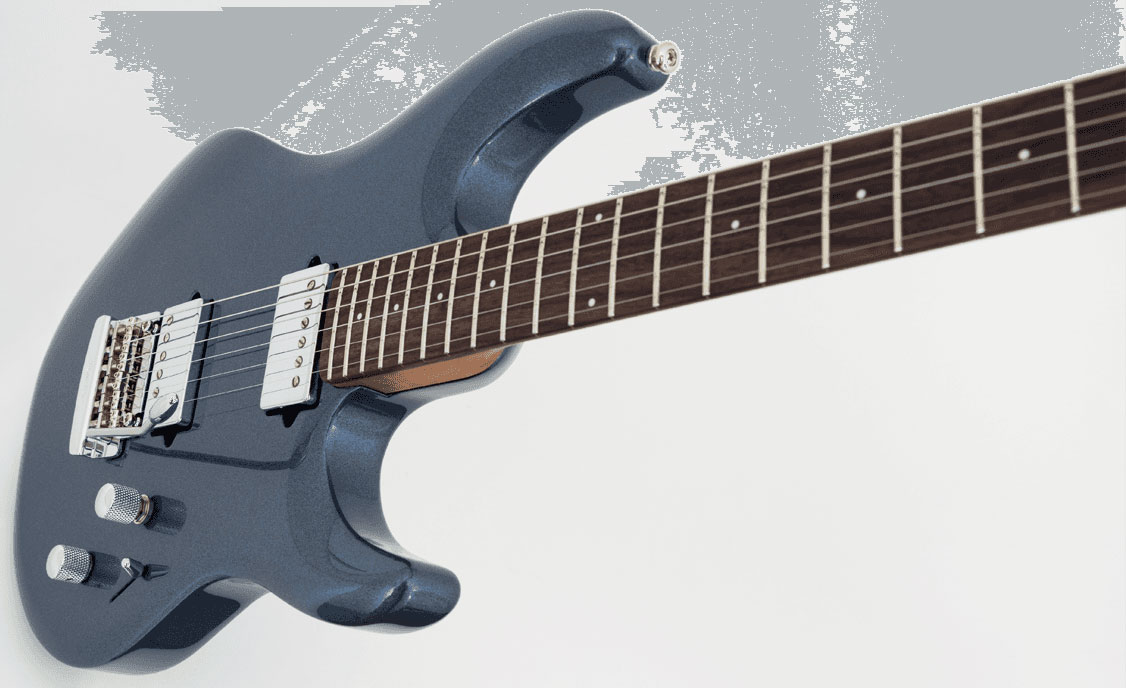Music Man Steve Lukather Luke Iii 3 Hh Signature Trem Rw - Bodhi Blue - Guitarra eléctrica con forma de str. - Variation 3