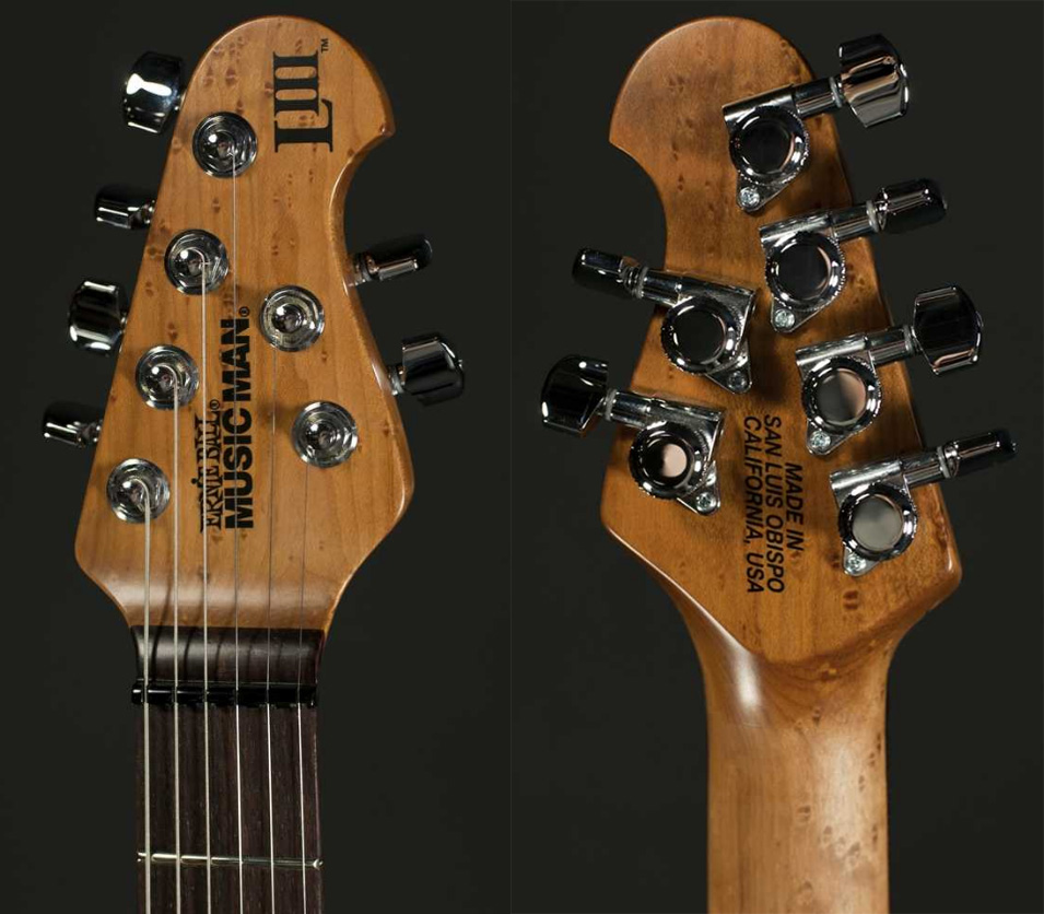 Music Man Steve Lukather Luke Iii 3 Hh Signature Trem Rw - Black - Guitarra eléctrica con forma de str. - Variation 3