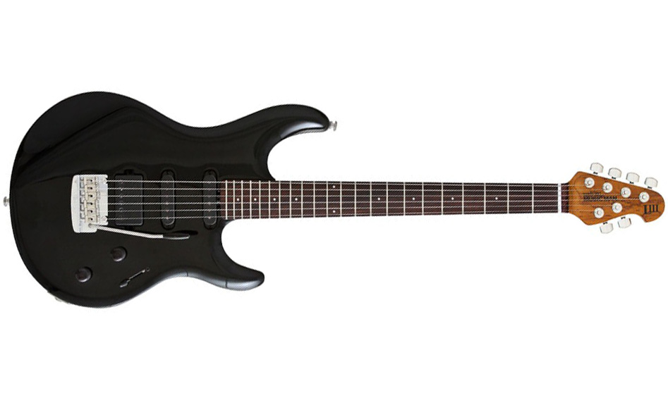Music Man Steve Lukather Luke 3 Hss - Black - Guitarra eléctrica con forma de str. - Variation 1