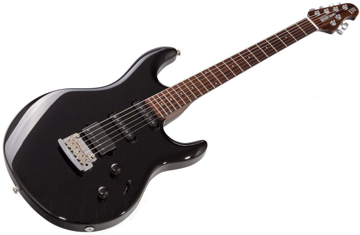 Music Man Steve Lukather Luke 3 Hss - Black - Guitarra eléctrica con forma de str. - Variation 2