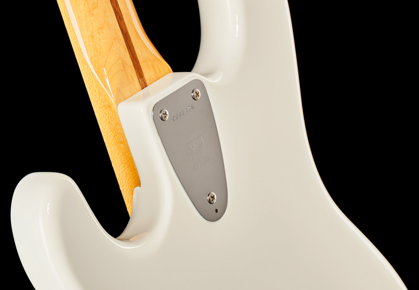 Music Man Stingray Retro 70s Usa Active Mn - White - Bajo eléctrico de cuerpo sólido - Variation 3