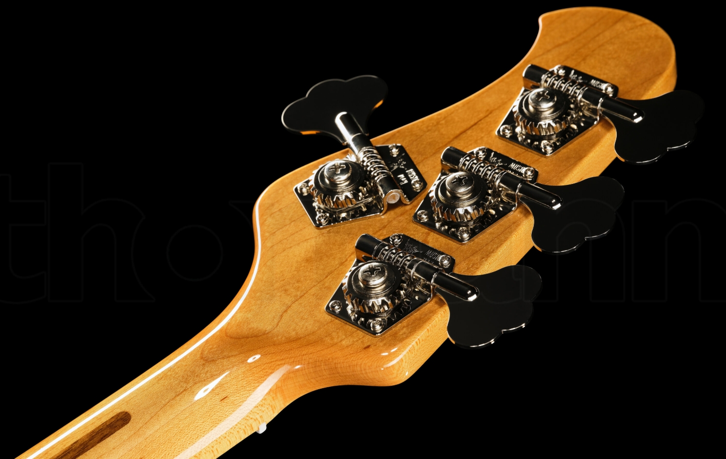 Music Man Stingray Retro 70s Usa Active Mn - Black - Bajo eléctrico de cuerpo sólido - Variation 5