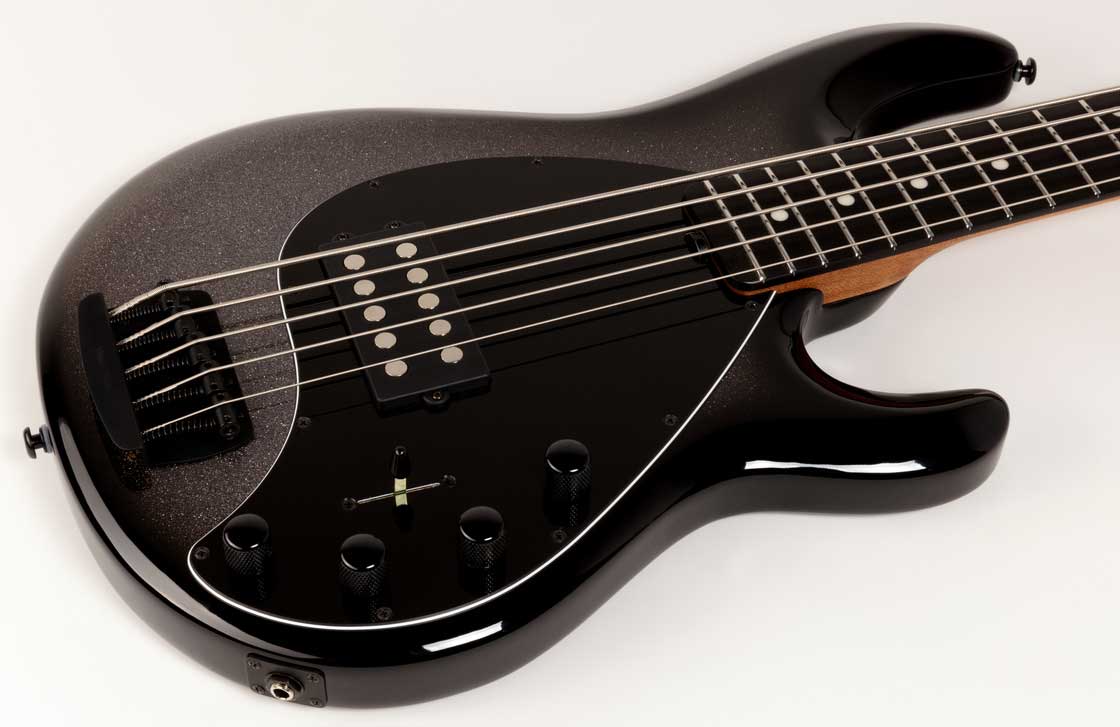 Music Man Stingray Special H 5c Active Eb  +housse - Smoked Chrome - Bajo eléctrico de cuerpo sólido - Variation 2