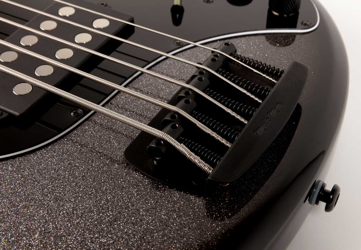 Music Man Stingray Special H 5c Active Eb  +housse - Smoked Chrome - Bajo eléctrico de cuerpo sólido - Variation 4