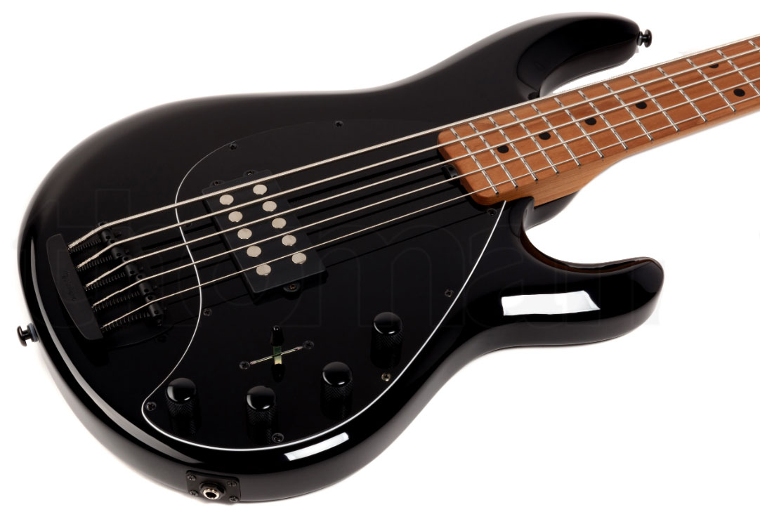 Music Man Stingray Special H 5c Active Mn +housse - Black - Bajo eléctrico de cuerpo sólido - Variation 2