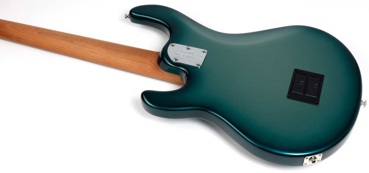 Music Man Stingray Special H 5c Active Mn +housse - Frost Green - Bajo eléctrico de cuerpo sólido - Variation 3