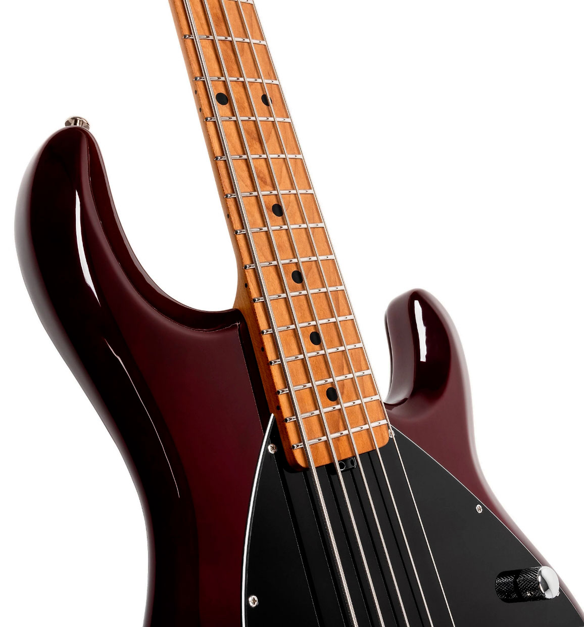 Music Man Stingray Special H 5c Active Mn +housse - Translucent Oxblood - Bajo eléctrico de cuerpo sólido - Variation 3