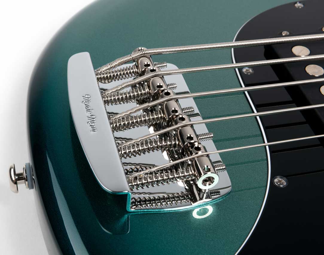 Music Man Stingray Special H 5c Active Mn +housse - Frost Green - Bajo eléctrico de cuerpo sólido - Variation 4