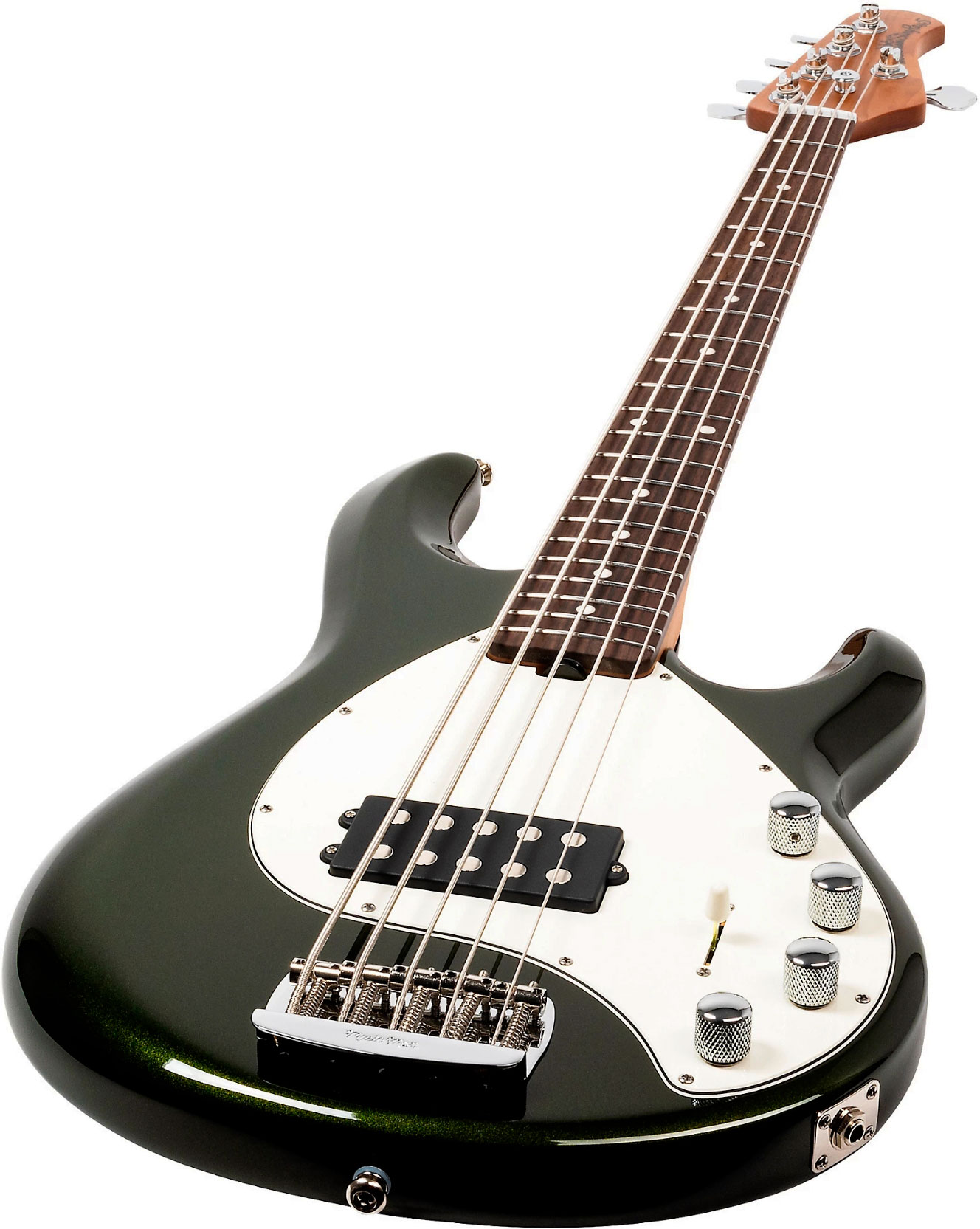 Music Man Stingray Special H 5c Active Rw +housse - Fallout Green - Bajo eléctrico de cuerpo sólido - Variation 2