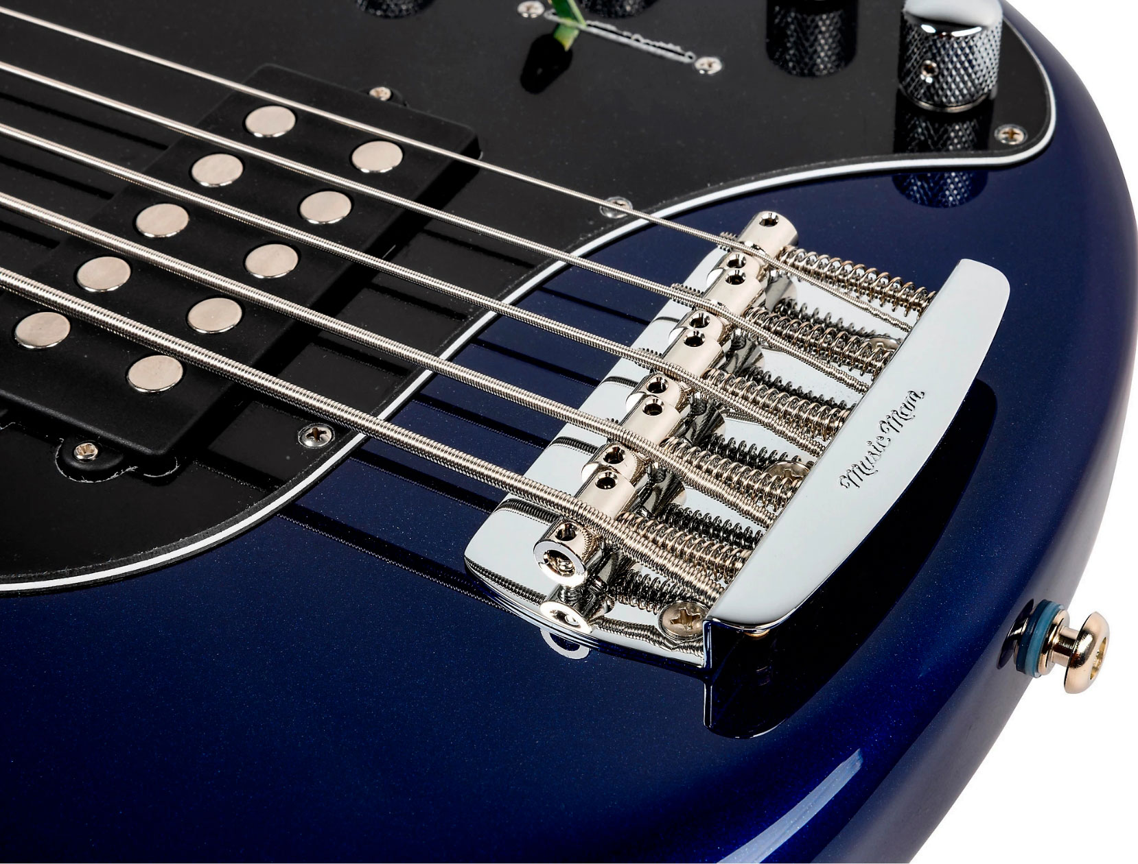 Music Man Stingray Special H 5c Active Rw +housse - Butane Blue - Bajo eléctrico de cuerpo sólido - Variation 4