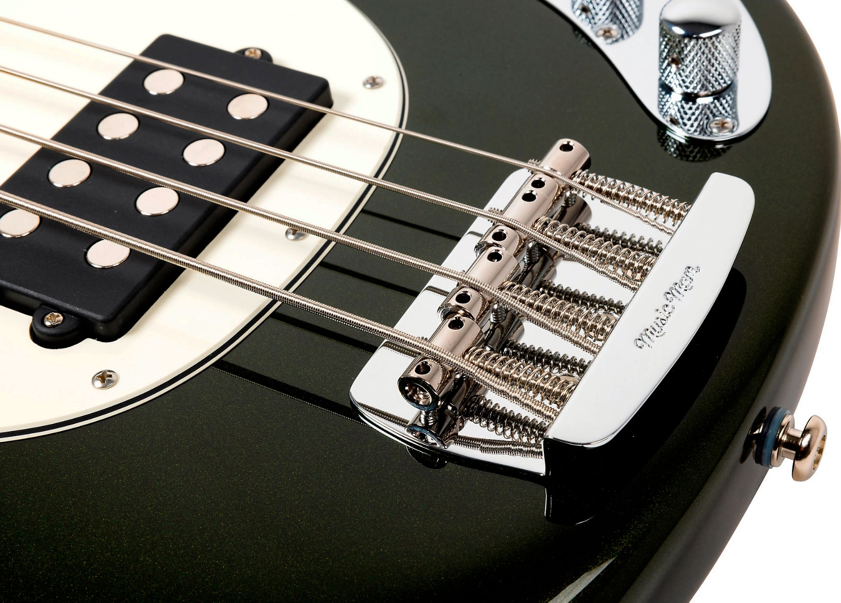 Music Man Stingray Special H Active Rw +housse - Fallout Green - Bajo eléctrico de cuerpo sólido - Variation 4