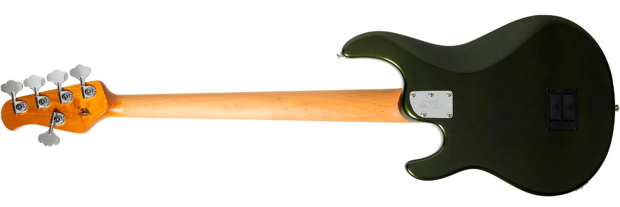 Music Man Stingray Special Hh 5c Active Rw +housse - Fallout Green - Bajo eléctrico de cuerpo sólido - Variation 1