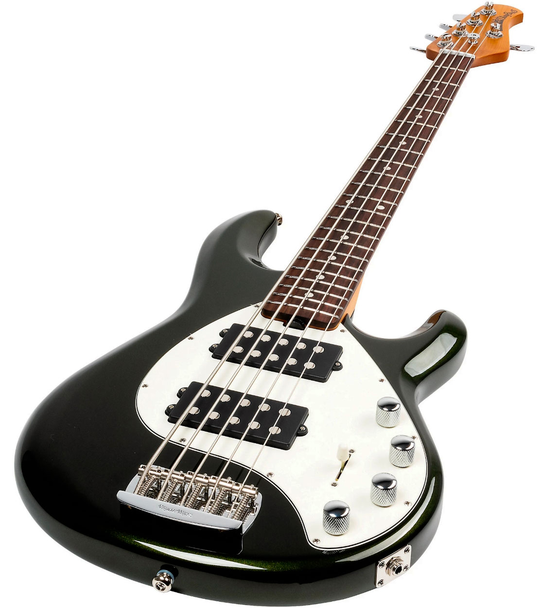 Music Man Stingray Special Hh 5c Active Rw +housse - Fallout Green - Bajo eléctrico de cuerpo sólido - Variation 2