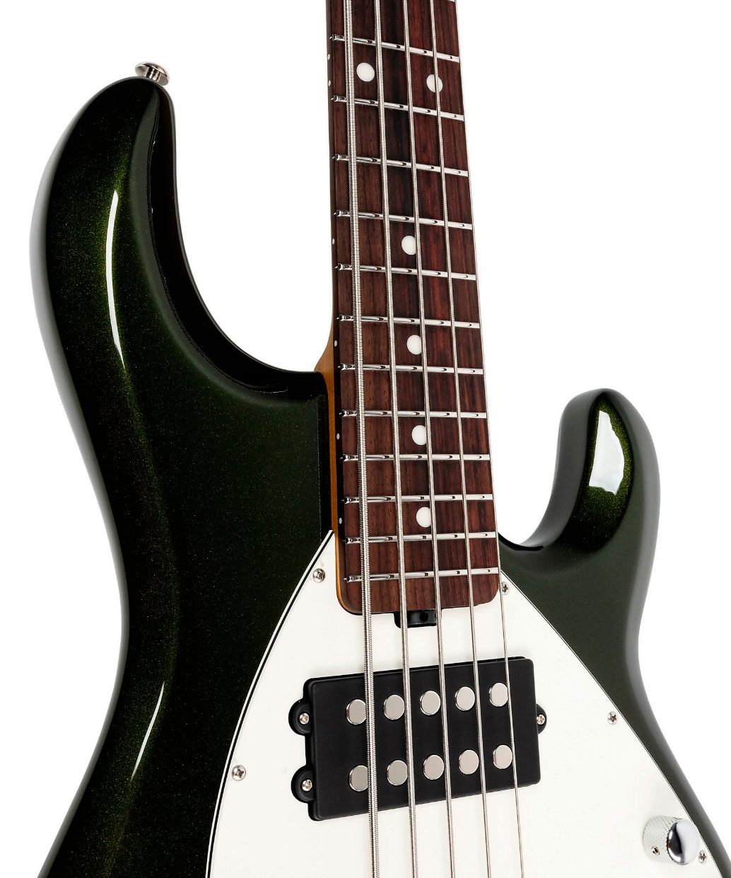 Music Man Stingray Special Hh 5c Active Rw +housse - Fallout Green - Bajo eléctrico de cuerpo sólido - Variation 3