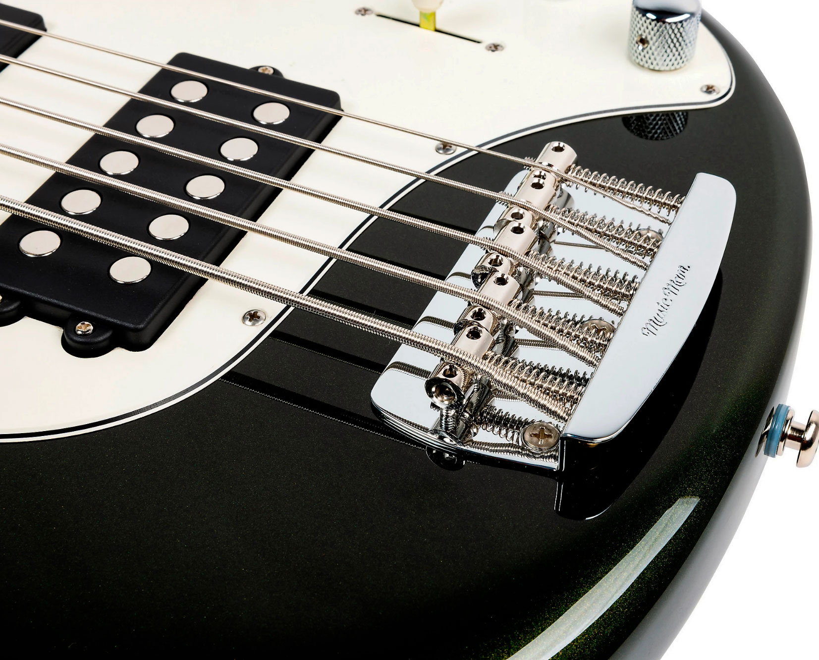 Music Man Stingray Special Hh 5c Active Rw +housse - Fallout Green - Bajo eléctrico de cuerpo sólido - Variation 4