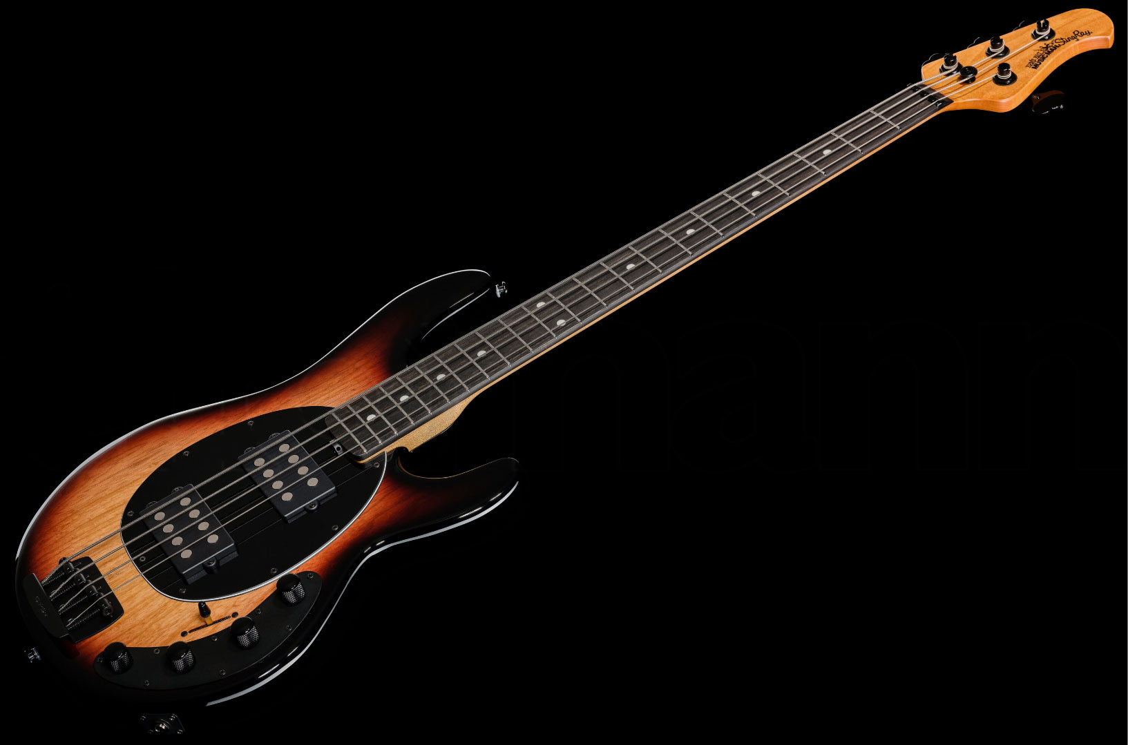 Music Man Stingray Special Hh Active Eb +housse - Faded Vintage Sunburst - Bajo eléctrico de cuerpo sólido - Variation 2