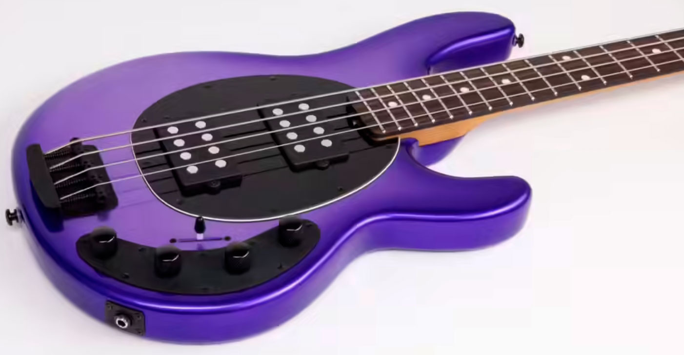 Music Man Stingray Special Hh Active Eb +housse - Grape Crush - Bajo eléctrico de cuerpo sólido - Variation 2