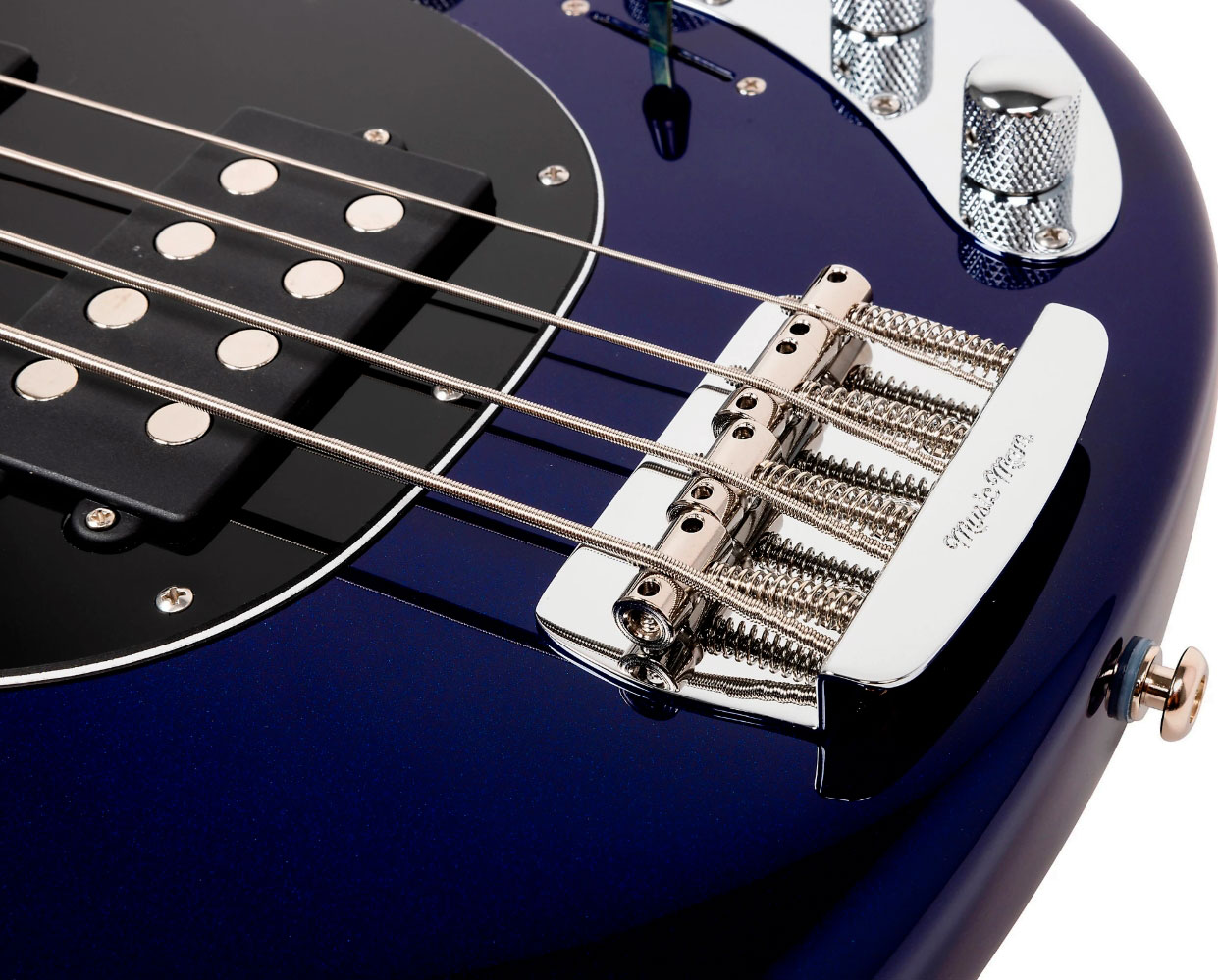 Music Man Stingray Special Hh Active Rw +housse - Butane Blue - Bajo eléctrico de cuerpo sólido - Variation 4
