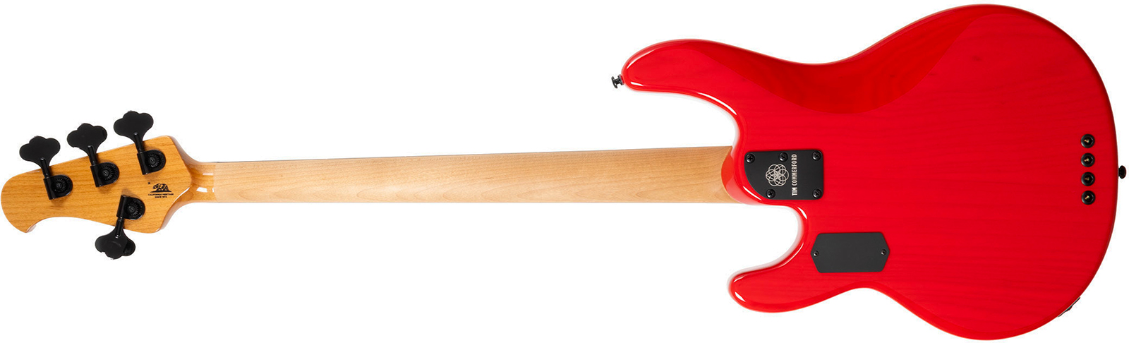 Music Man Tim Commerford Stingray Bass Active Signature Eb - Caliper Red - Bajo eléctrico de cuerpo sólido - Variation 1