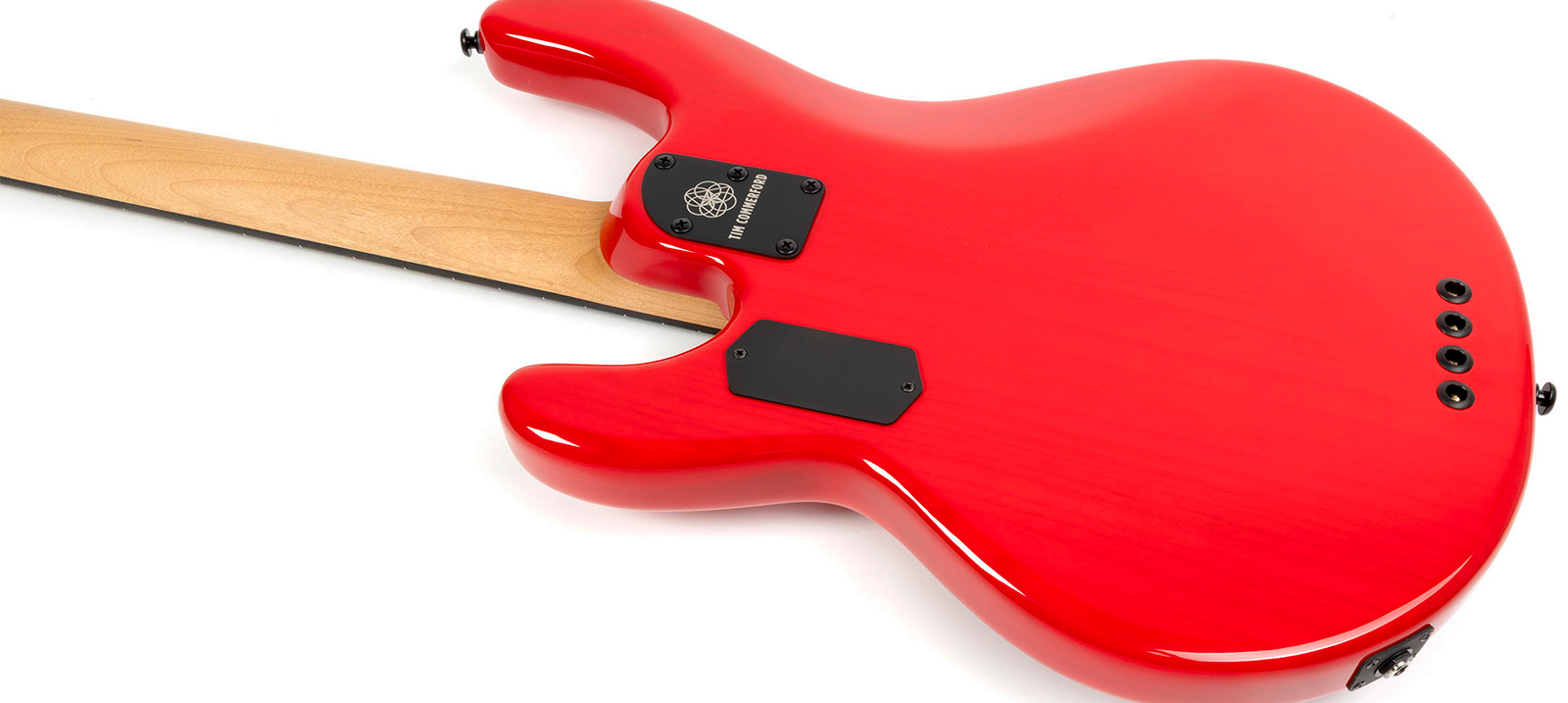 Music Man Tim Commerford Stingray Bass Active Signature Eb - Caliper Red - Bajo eléctrico de cuerpo sólido - Variation 5