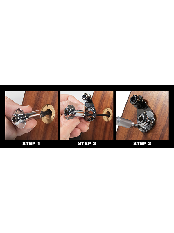 Music Nomad Acousti-lok Strap Lock Pour Sortie Jack Sur 3 Vis - Bloqueos de correa - Variation 1