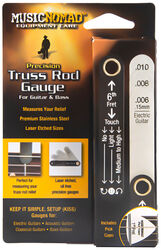 Herramientas multitool Music nomad Precision shim for Truss Rod adjustment, capo pick included