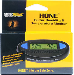 Humidificador Music nomad Hone - Guitar Hygrometer (Humidity and Temperature Monitor)