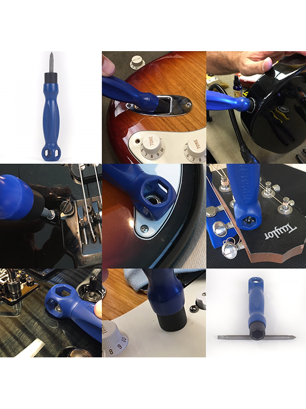 Music Nomad The Octopus, Outil 8 En 1, ClÉ 10-12-14mm-1/2-7/16 Pouces + Tournevis - Herramientas multitool - Variation 1