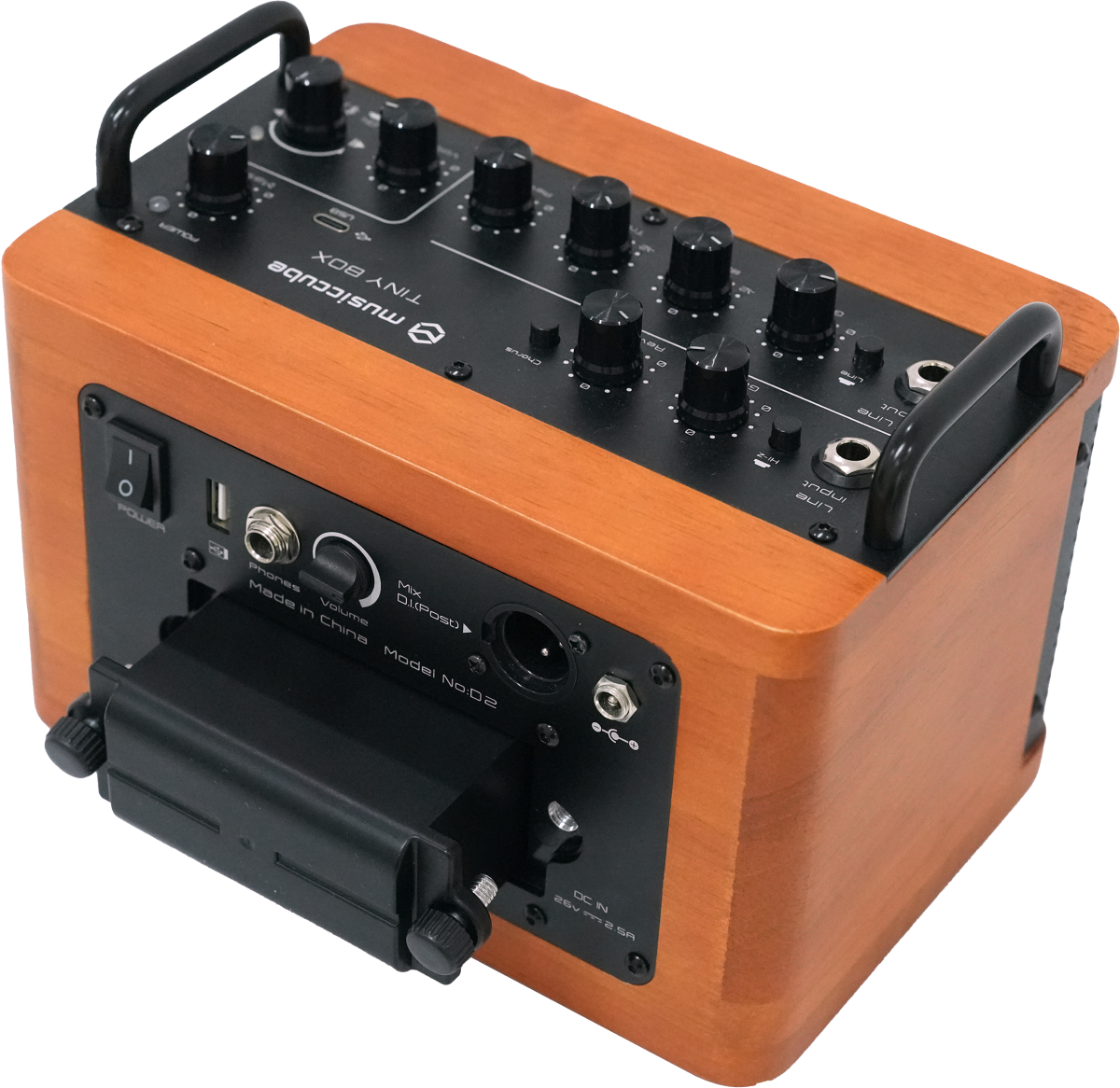Musiccube Tiny Box D2 Dark Oak Wood - Sistema de sonorización portátil - Variation 4
