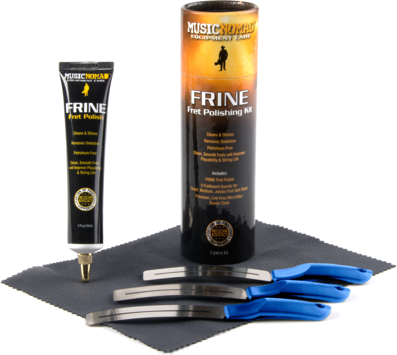 Musicnomad Frine Fret Polishing Kit(mn 124) - Care & Cleaning Guitarra - Main picture