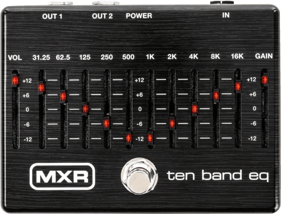 Mxr Ten Band Eq M108s Ltd Black - Pedal ecualizador / enhancer - Main picture