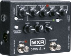 Preamplificador para bajo Mxr M80 Bass DI+