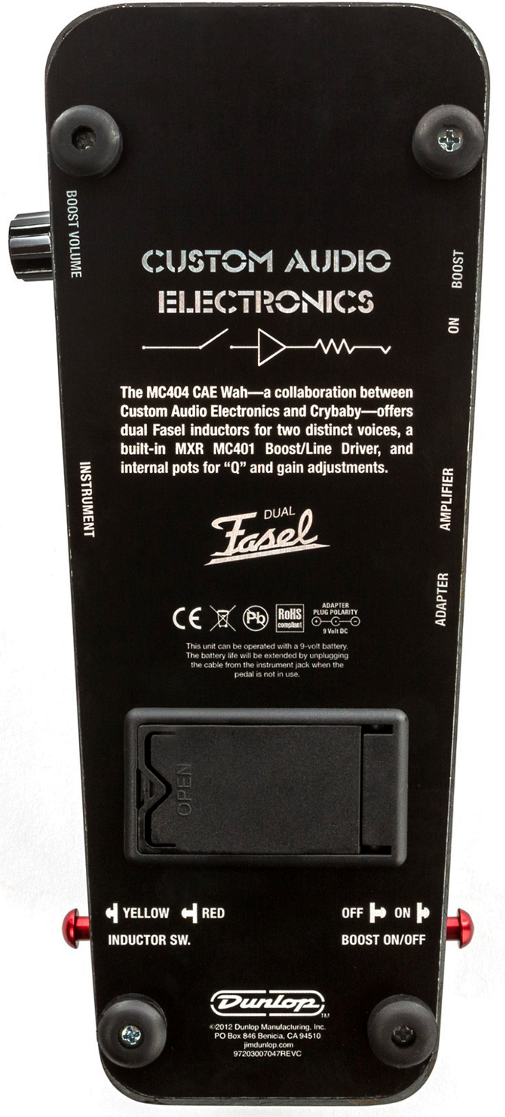 Mxr Mc404 Cae Wah - Pedal compresor / sustain / noise gate - Variation 9