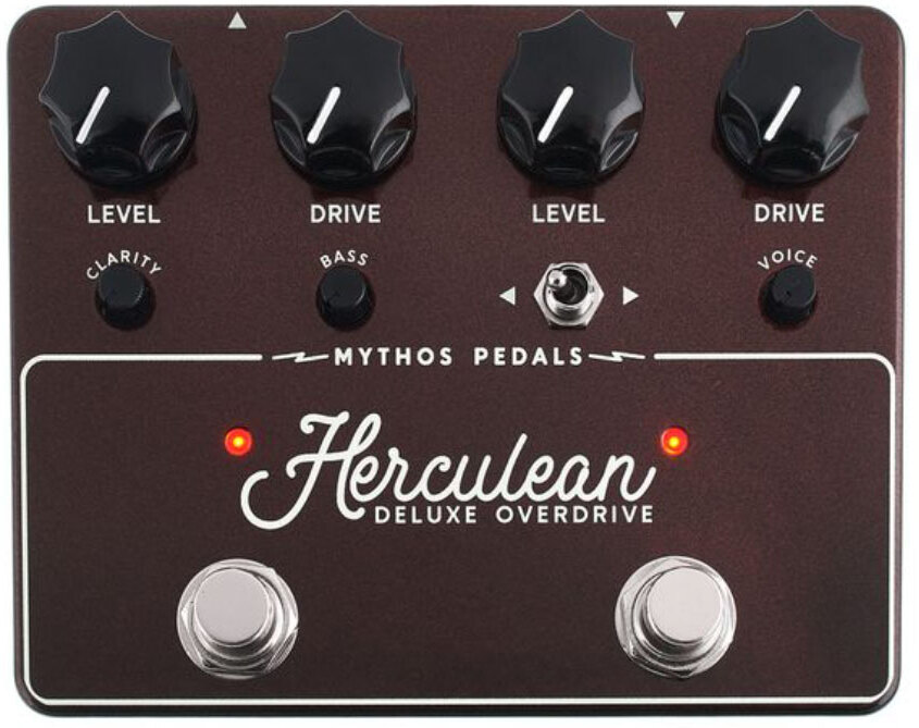 Mythos Pedals Herculean Deluxe Overdrive - Pedal overdrive / distorsión / fuzz - Main picture