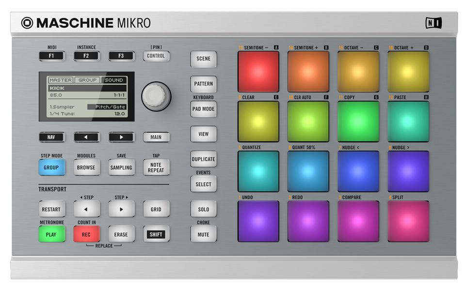 Native Instruments Maschine Mikro Mk2 White - Controlador Midi - Variation 2