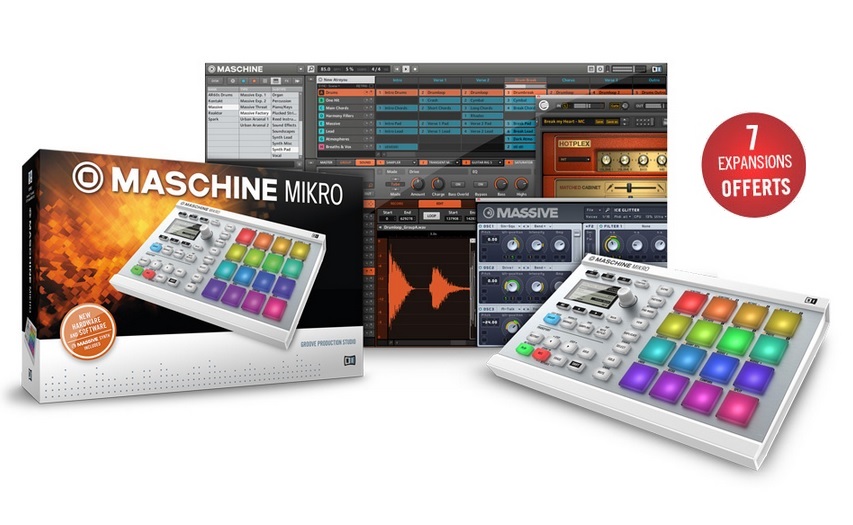 Native Instruments Maschine Mikro Mk2 White - Controlador Midi - Variation 3