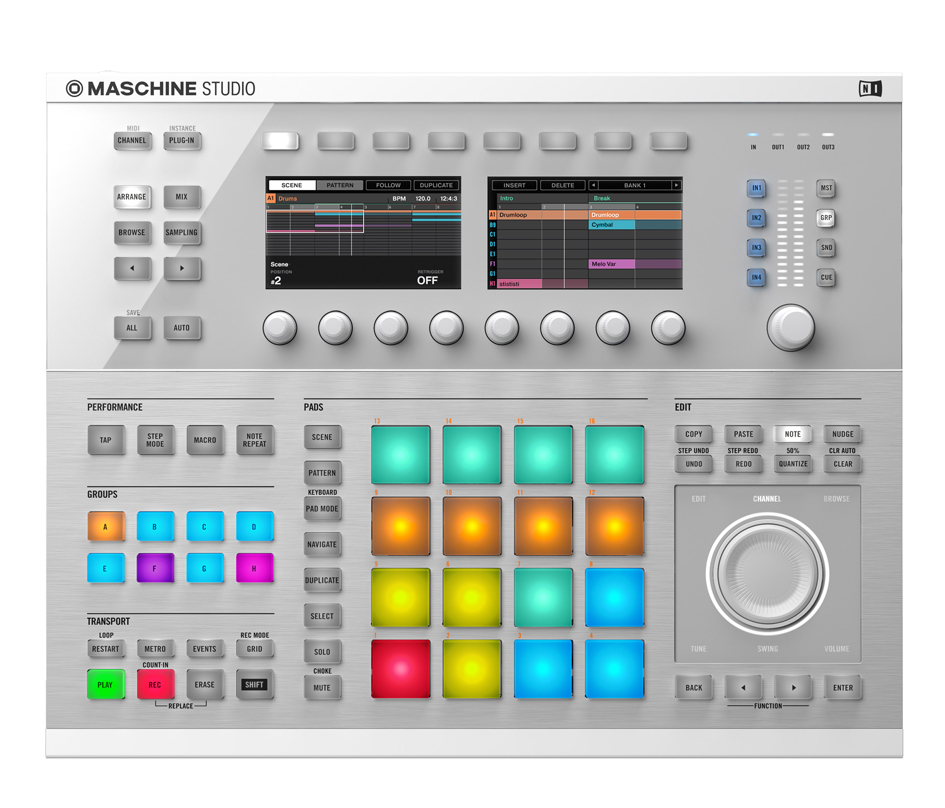 Native Instruments Maschine Studio Blanc - Controlador Midi - Variation 3