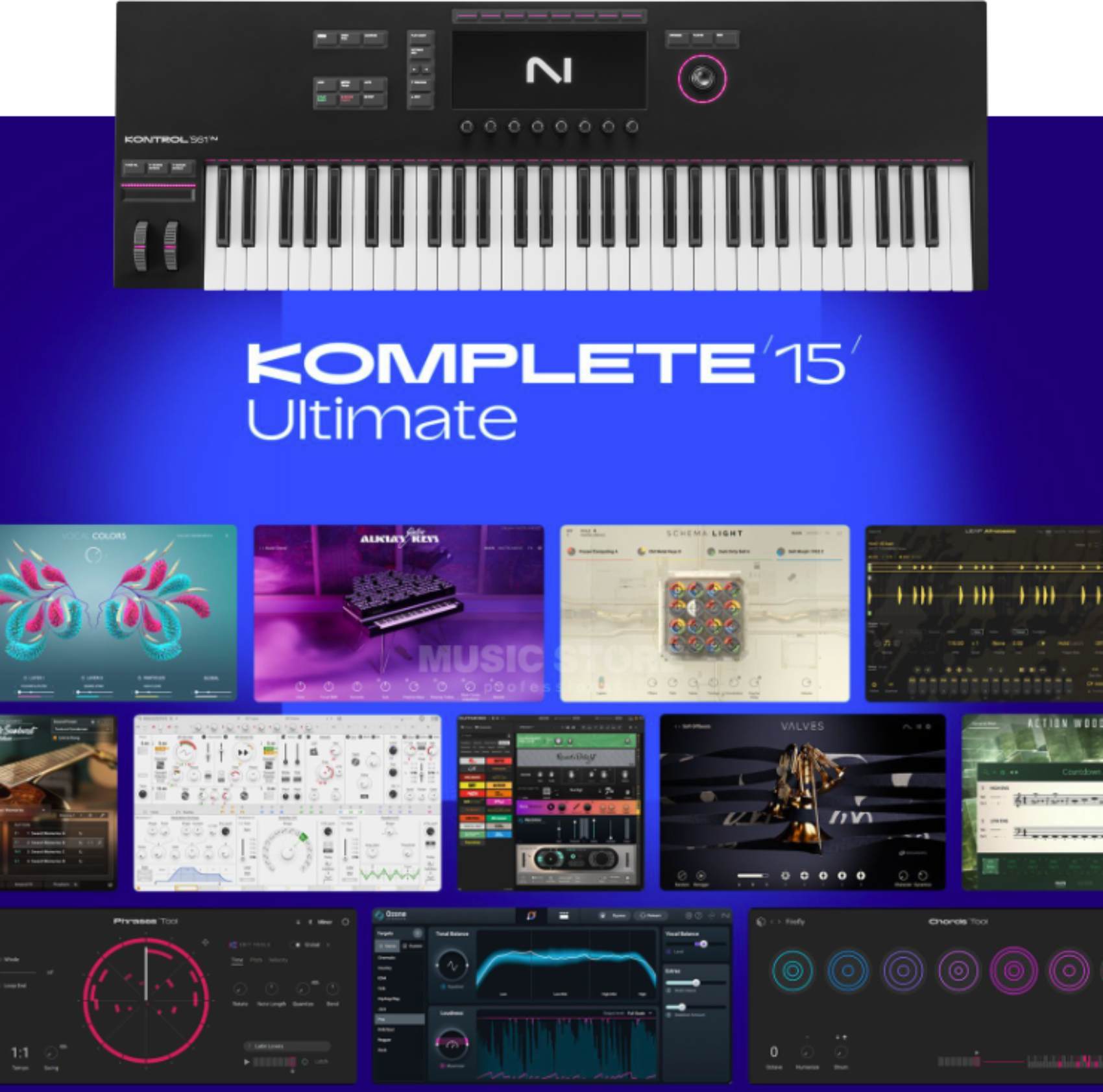 Native Instruments Kontrol S61 Mk3  + Komplete 15 Ultimate Upgrade For S-series Mk3 - Teclado maestro - Main picture