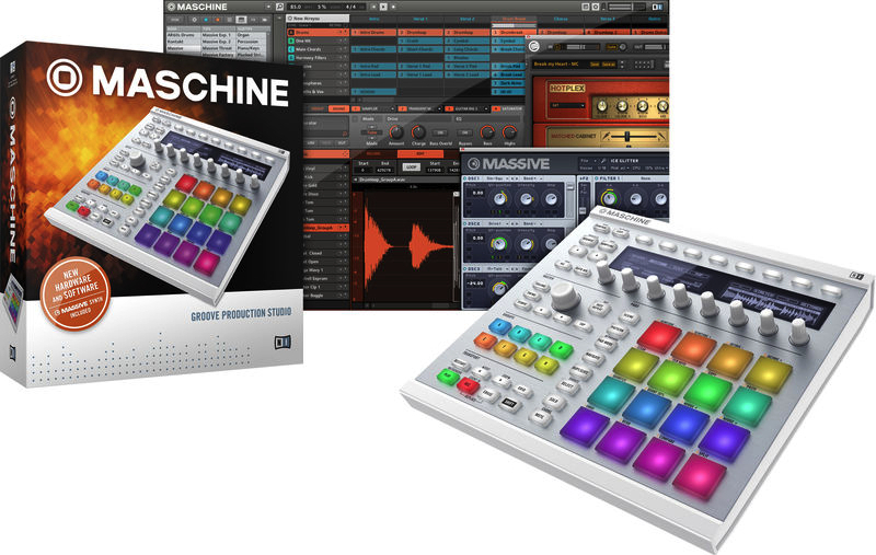 Native Instruments Maschine Mk2 Blanc - Controlador Midi - Main picture