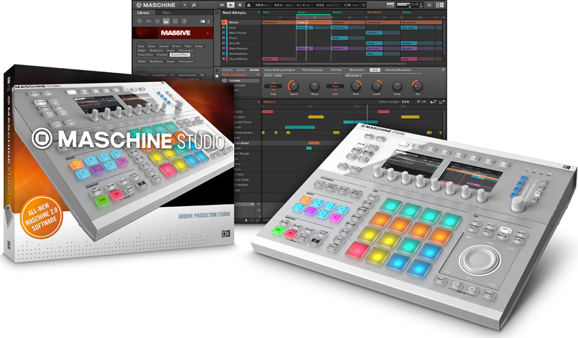 Native Instruments Maschine Studio Blanc - Controlador Midi - Main picture