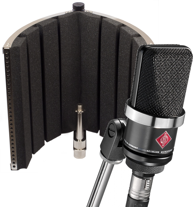 Neumann Tlm 102 Bk  + X-screen - Pack de micrófonos con soporte - Main picture
