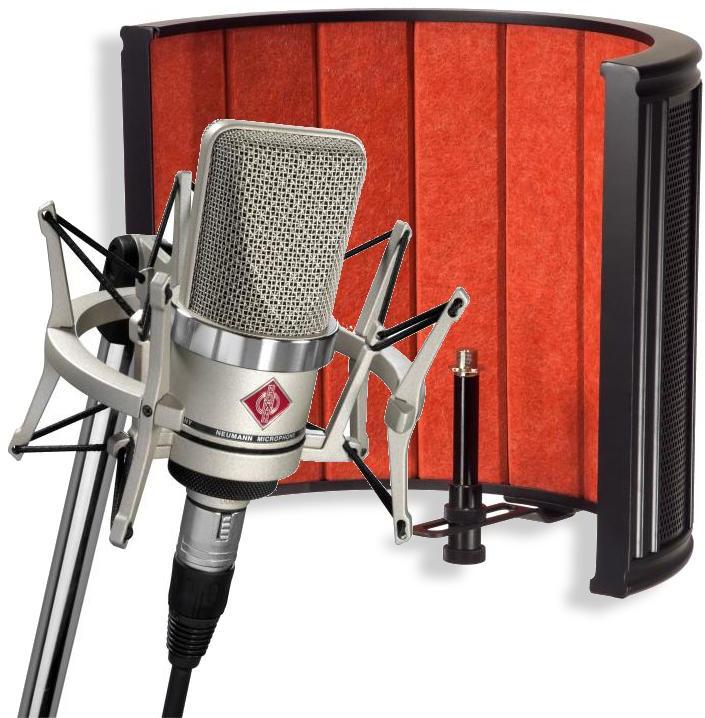 Pack de micrófonos con soporte Neumann TLM 102 Studio Set + X-TONE X-Screen Pro