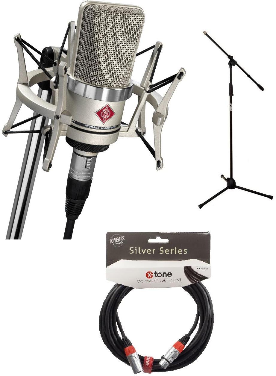 Pack de micrófonos con soporte Neumann TLM 102 Studio Set + xh 6000 Pied Micro + Xlr Xlr 6M