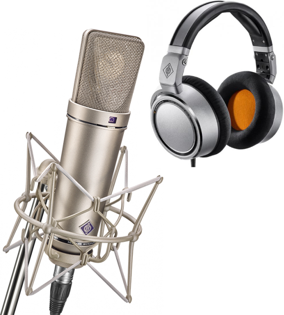 Neumann Ua87 Ai Studio Set Nickel + Ndh 20 Offert - Pack de micrófonos con soporte - Main picture
