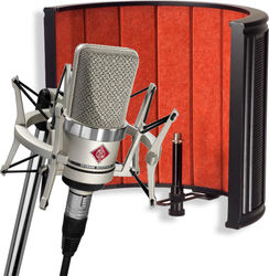 Pack de micrófonos con soporte Neumann TLM 102 Studio Set + X-TONE X-Screen Pro