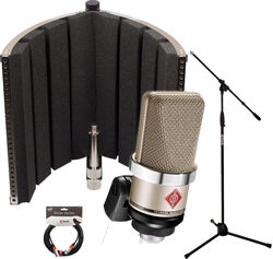 Pack de micrófonos con soporte Neumann TLM 102 + X-TONE X-Screen + Stand + Xlr Xlr 6M