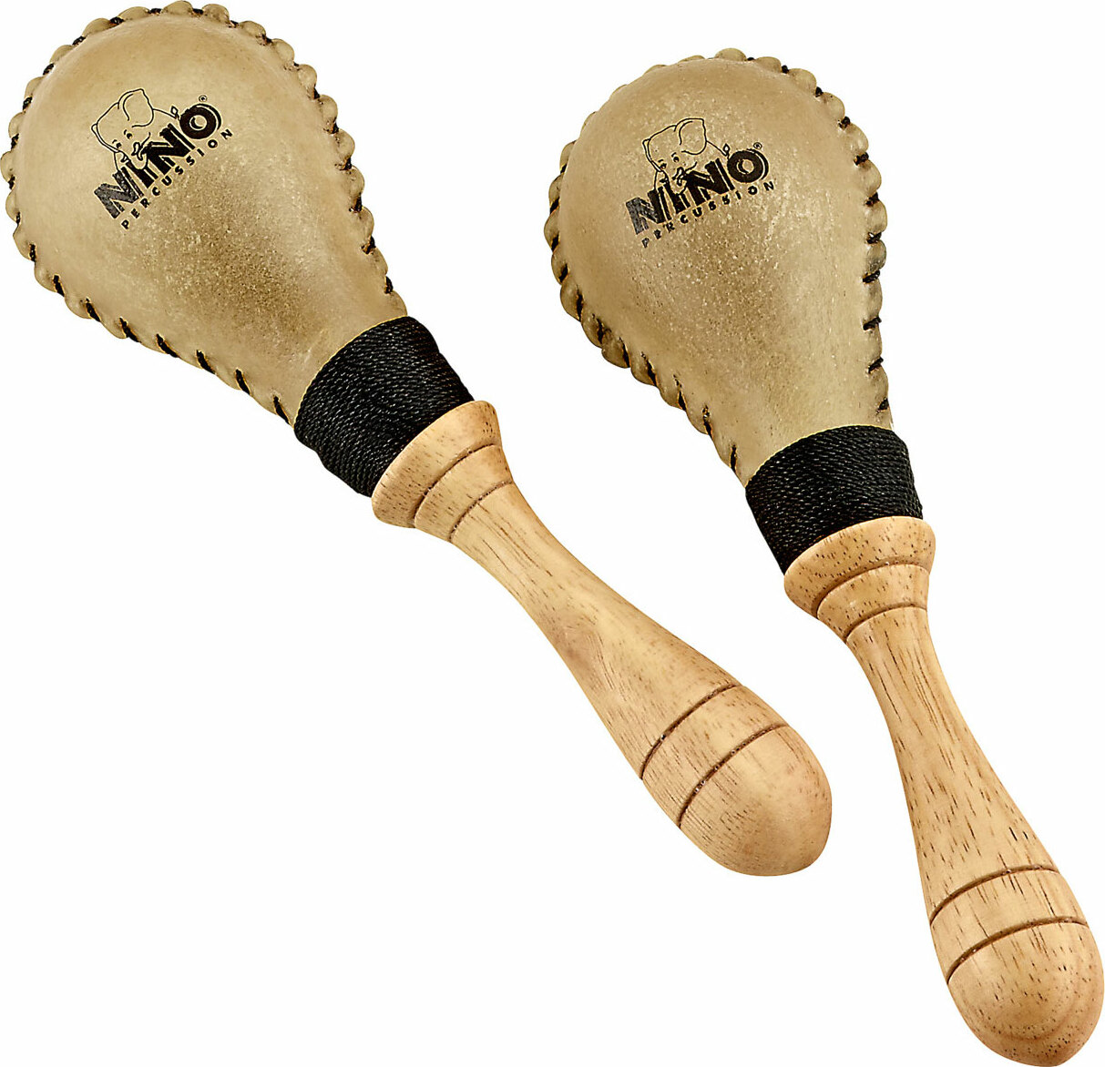 Nino Percussion Nino10 Maracas Cuir - Shake percussions - Main picture