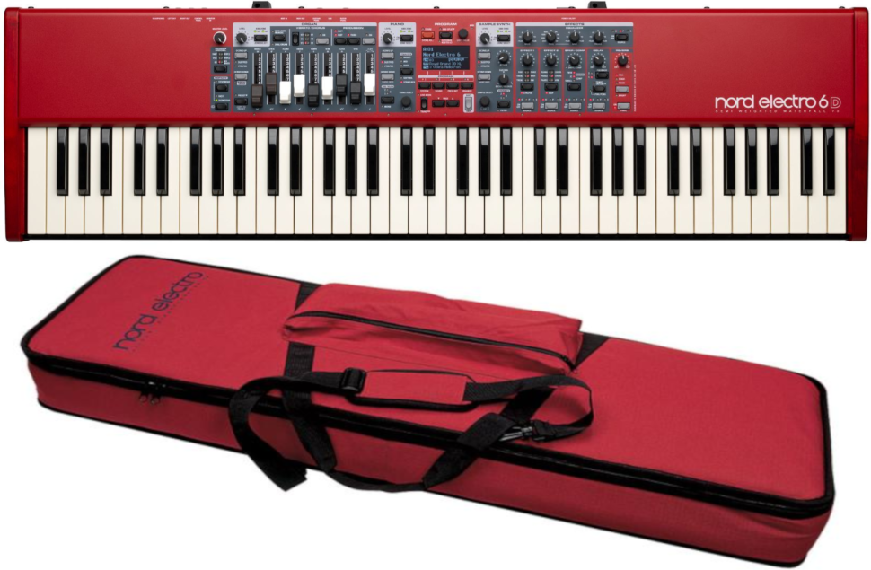 Nord Electro 6d 73 Rouge + Housse Nord Softcase2 - Pianos set - Main picture