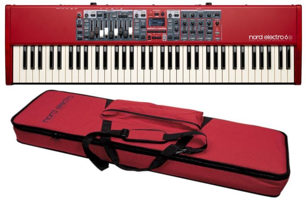 Pianos set Nord ELECTRO 6D 73 Rouge + Housse NORD SOFTCASE2